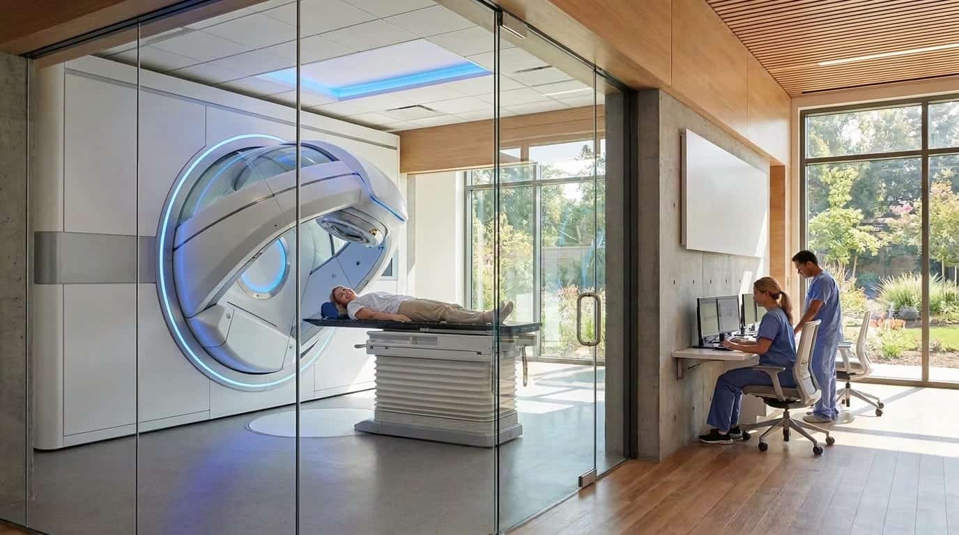 Alfried Krupp Krankenhaus ZAP-X ohne Strahlenschutzbunker